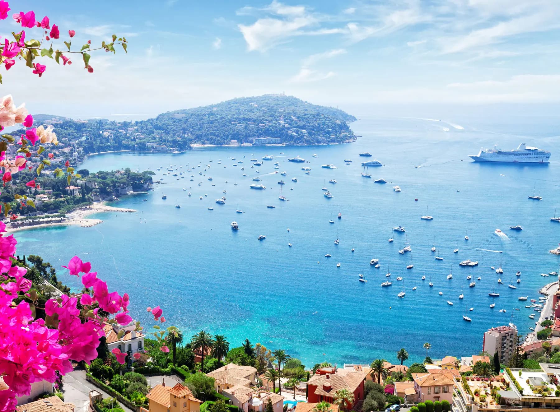 French Riviera coastline